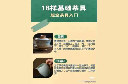 必备的18种基础茶具一览